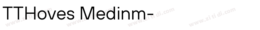 TTHoves Medinm字体转换